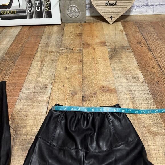 Wilfred Free Daria Pant High Waisted Vegan Leather Leggings Black Size XS - Picture 10 of 14